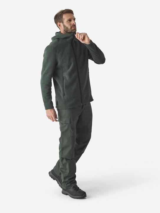 Immagine prodotto Solognac Giacca in pile 500 con cappuccio verde caldo (L)