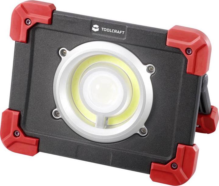 Toolcraft Lampe de travail Rechargeable 10 W / 1 400 lumens (1400 lm)
