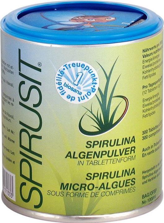 Actual product image Spirusit Microalgae Tablet 500 mg (300 Piece, Pills, 200 g)
