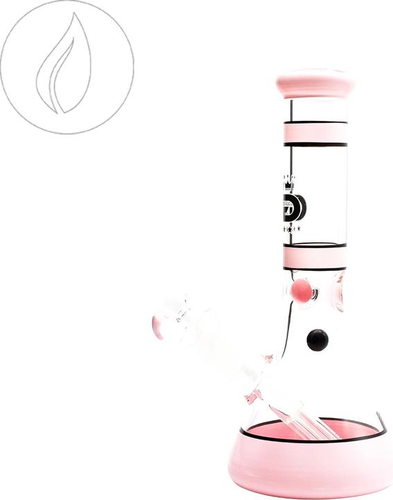 Actual product image Grace Glass | Beaker Series Pink 30cm