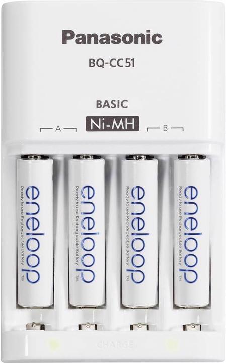 Actual product image Panasonic BQ-CC51 (4 pcs., AAA, AA, 750 mAh, Chargers without battery)