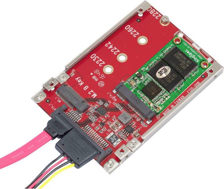 Immagine prodotto Cemon Convertitore d'interfaccia mSATA + M.2 SATA SSD a 2,5" (6,35 cm)