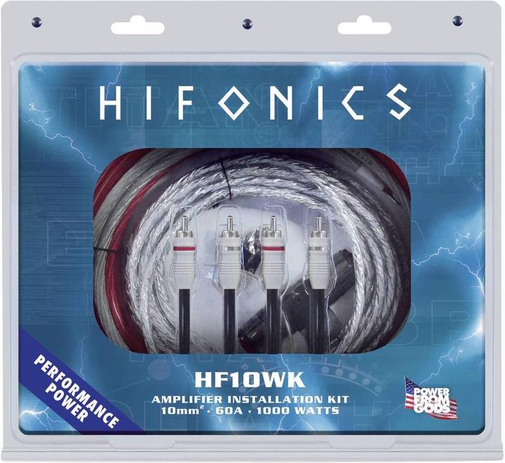 Image du produit Hifonics Kit de connexion pour amplificateur de puissance HiFi de voiture