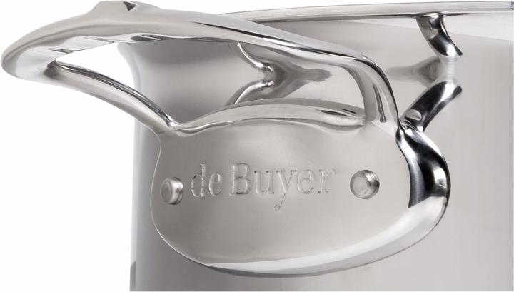 Image du produit de Buyer Poêle à frire à faible affinité avec couvercle 20 cm (20 cm, Casserole, Aluminium, Acier inoxydable)