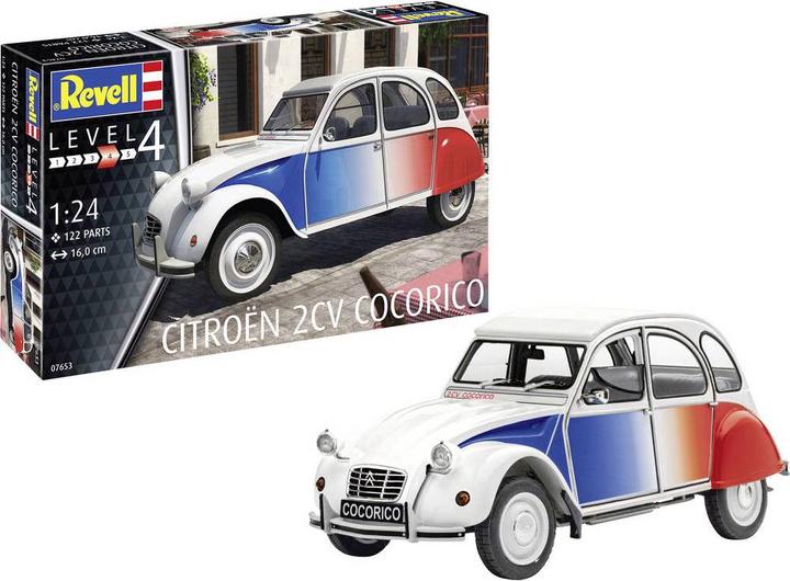 Revell 07653 Citroën 2 CV Cocorico Automodell Bausatz 1:24