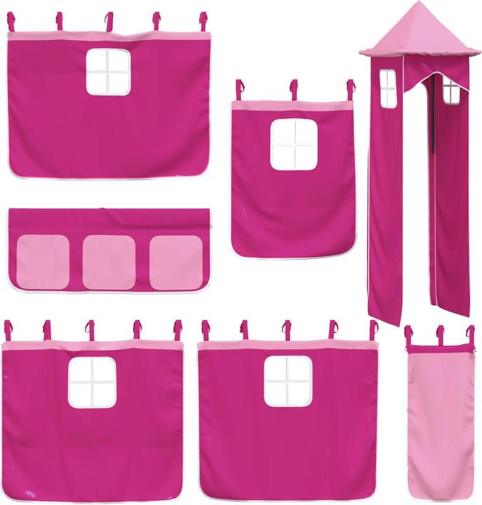 Immagine prodotto VidaXL Tende per letto a soppalco con torre Poliestere blu, colore