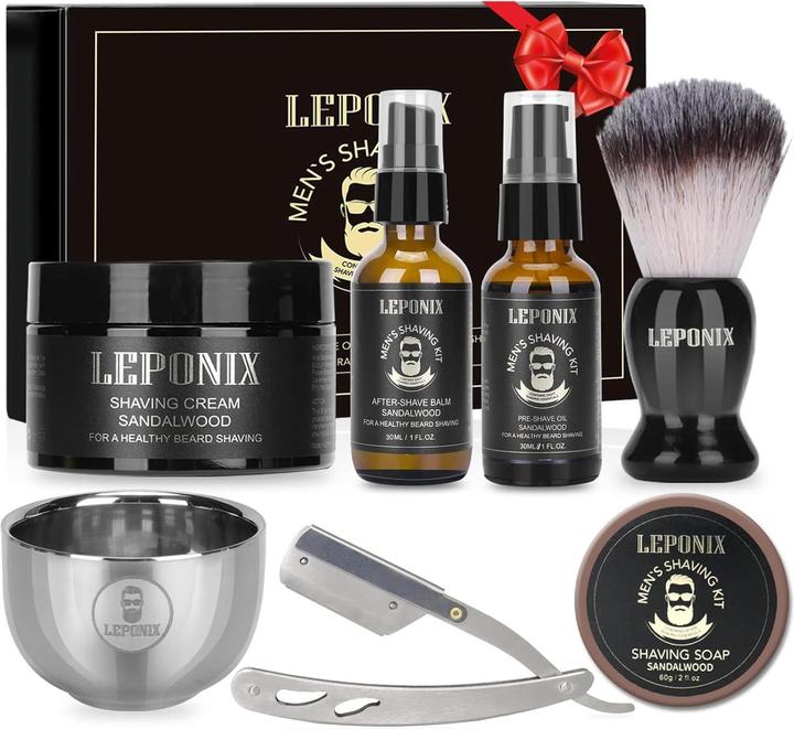 Leponix 7-teiliges Barber Set