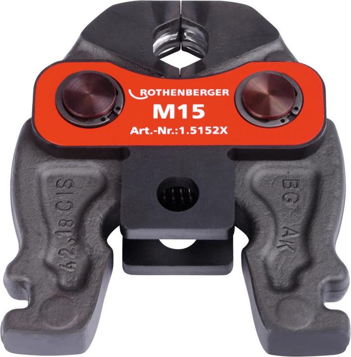 Image du produit Rothenberger Presavimo galvų rinkinys Compact M15-18-22-28mm
