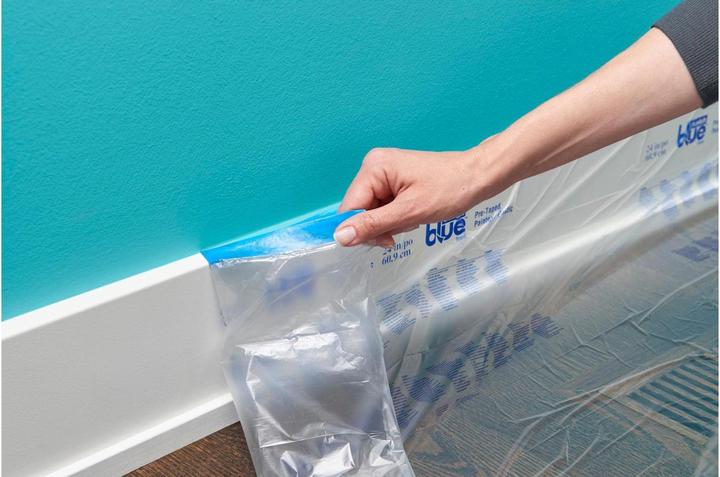 Produktbild Scotch Blue Abdeckpapier mit Malerabdeckband (600 mm)
