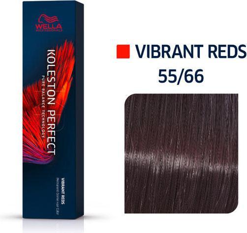Actual product image Wella Koleston Perfect Me+ Vibrant Reds (55/66 light brown intense violet-intensive)