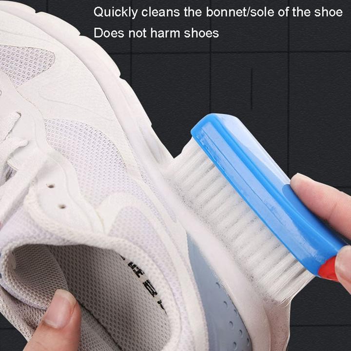 Produktbild König Design Schuhputzbürste Glanzbürste mit Griff und Naturborsten Multifunktions Nanobürste (1 x)