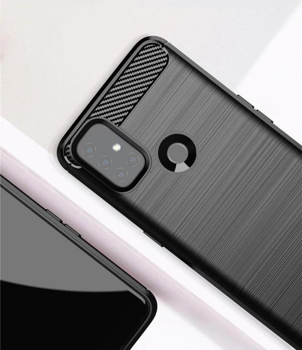 Produktbild Screenguard OnePlus Nord N10 5G Hülle Carbon Brushed Soft TPU (OnePlus Nord N10 5G)
