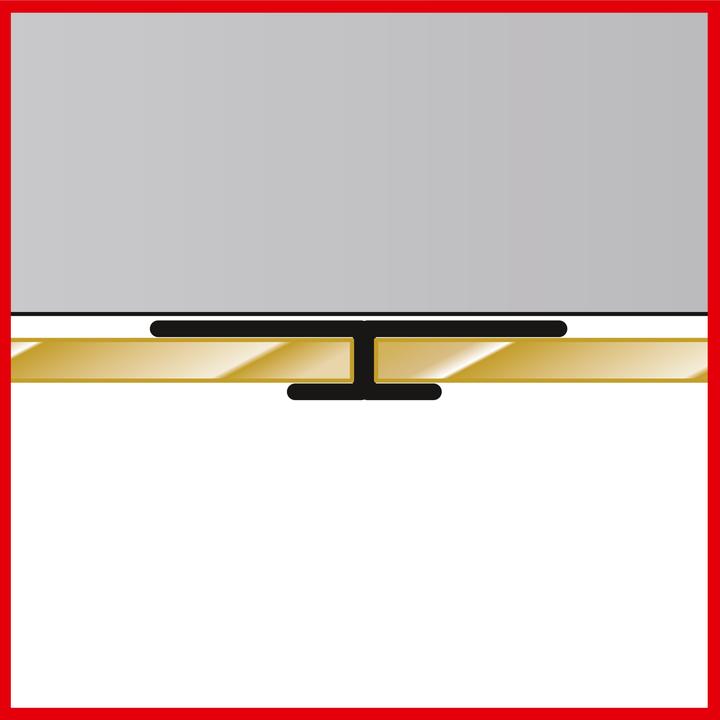 Schulte Decodesign Profilset D1901121 68 2100 mm schwarz (Endprofil, 210 cm, 210 cm)