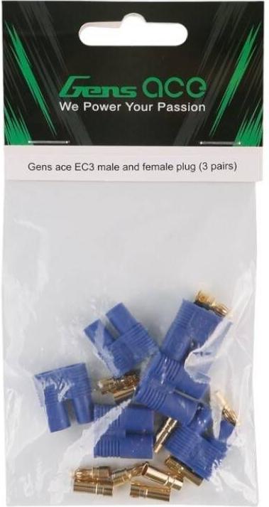 Produktbild Gens Ace EC3 male & female plug (3 pairs)