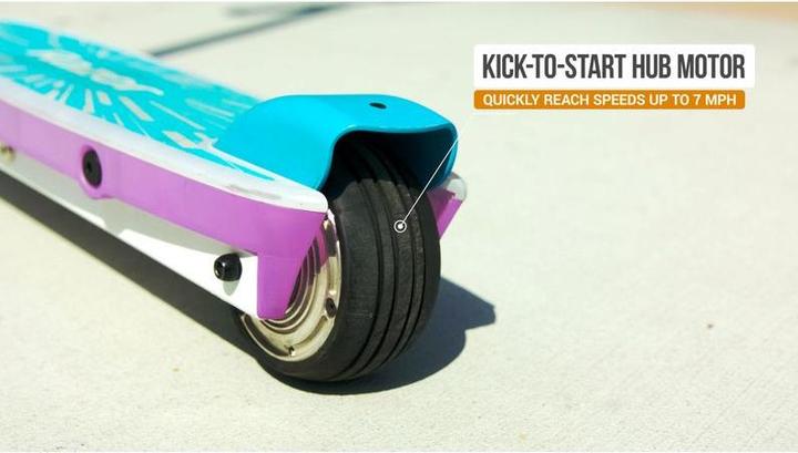Produktbild Razor E-Scooter E Party Pop White/Purple (12 km/h, 6 km, 80 W)