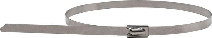 Produktbild KS Tools Edelstahl Kabelbinder mit Kugelverschluss, 4,6x350mm, 100 Stück (Metallkabelbinder, 350 mm, 1 Stk.)