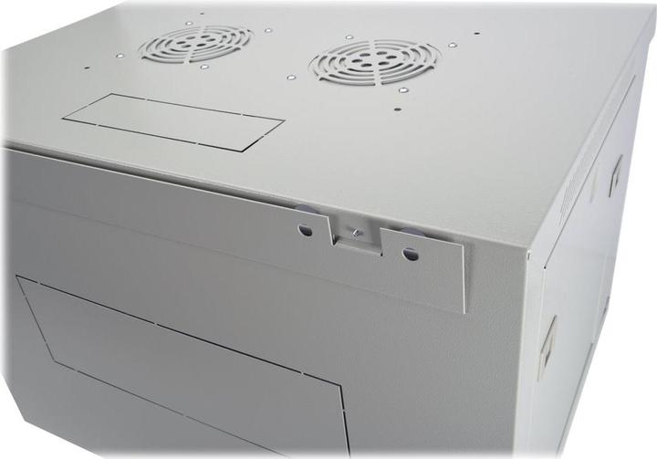 Image du produit Digitus 48.3cm 19inch 19inch armoire murale 9HE SoHoline RAL7035 gris sans étagère 505mmx600mmx450mm (9 HE, Rack 19 pouces)