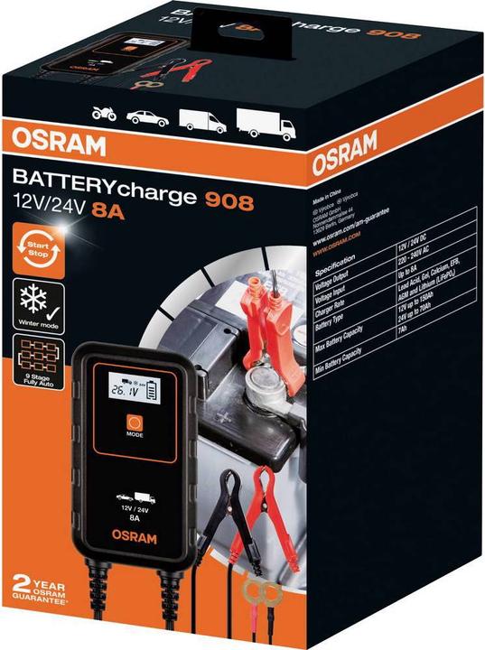 Immagine prodotto Osram 908 OEBCS908 (12V, 24V, 8 A)