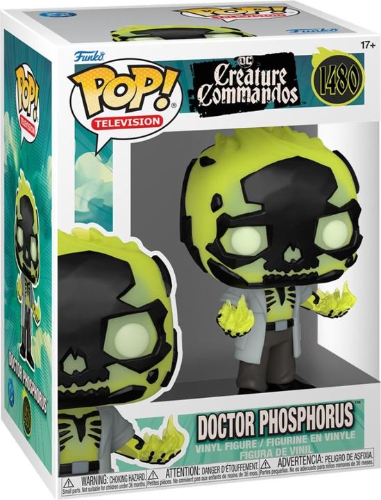 Actual product image Funko Creature Commandos POP! TV Vinyl Figur Dr. Phosphorus 9 cm