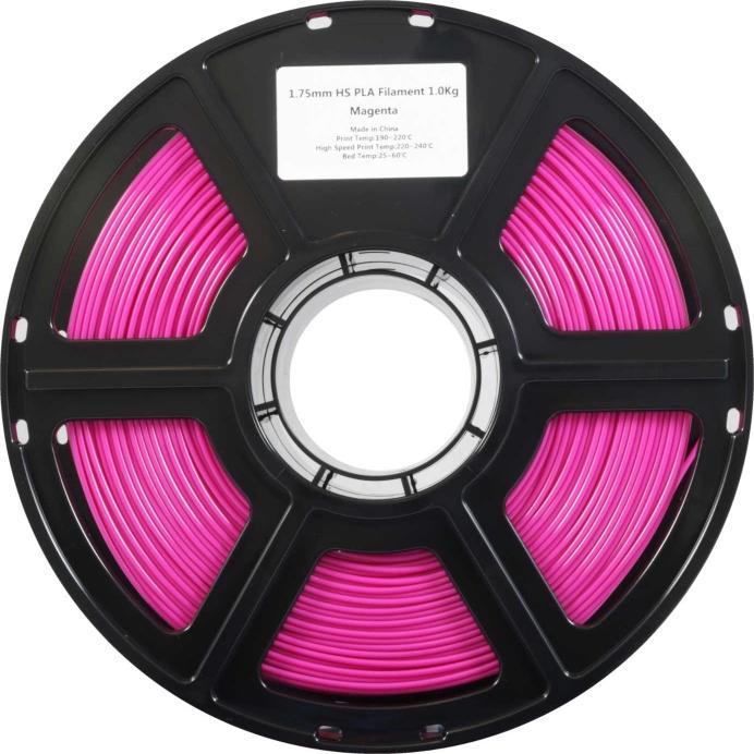 Actual product image FlashForge HS PLA 1.75mm MAGENTA 1kg (PLA, 1.75 mm, 1000 g, Violet)