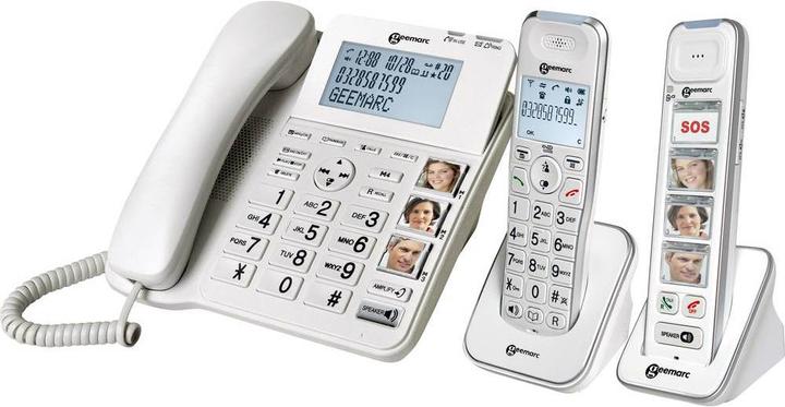 Geemarc Pack téléphonique filaire pour seniors SENIOR 295