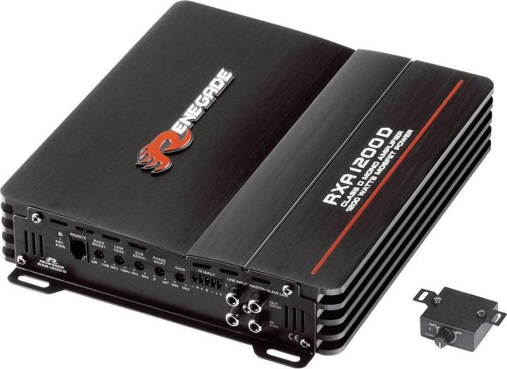 Image du produit Renegade Amplificateur de puissance numérique 4 canaux Monoblock (Amplificateur 4 canaux)
