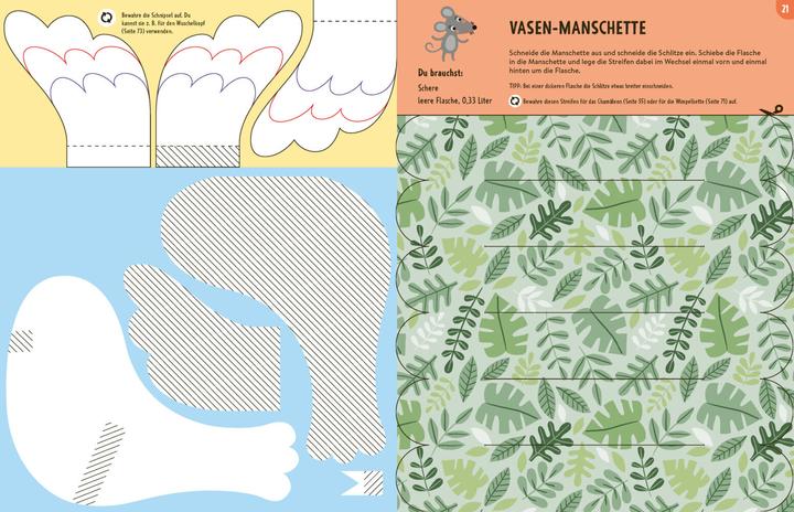 Produktbild Bastel mich weg! Nachhaltiges Bastelbuch für Kinder ab 6 Jahren