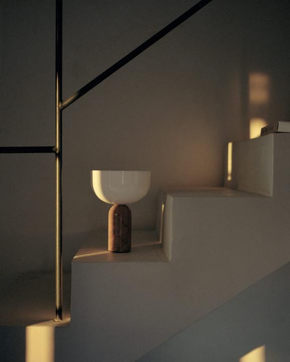 Image du produit New works Kizu lampe de table Small Breccia Pernice Marble (E14)