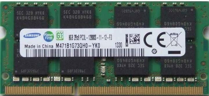 Actual product image Samsung M471B1G73QH0-YK0 (1 x 8GB, 1600 MHz, DDR3L-RAM, SO-DIMM)