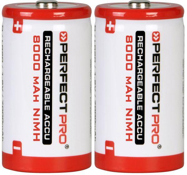 Immagine prodotto PerfectPro Batteria D 2 pezzi (2 pz., 8000 mAh)