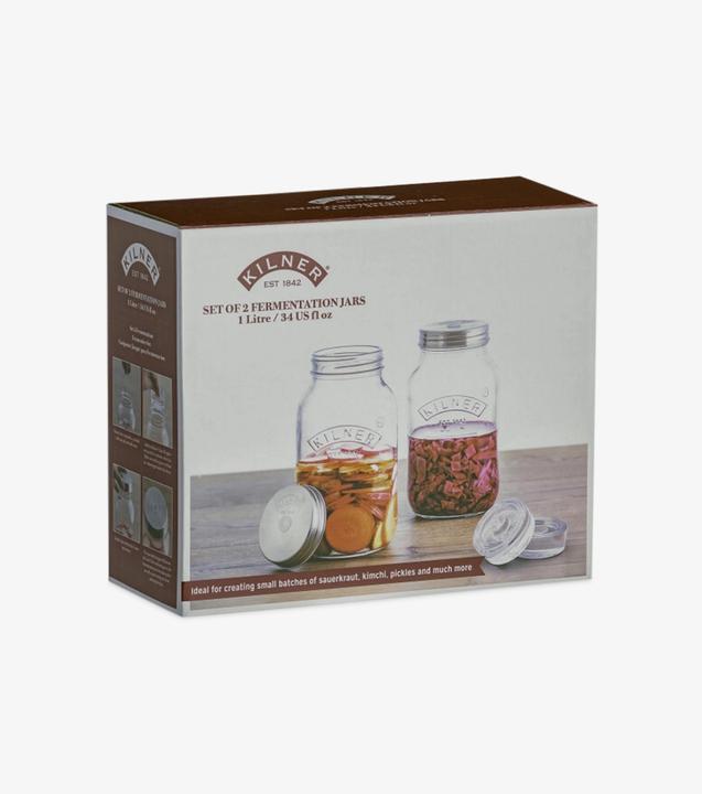 Produktbild Kilner Fermentationsgläser (2 Stk., 1 l)