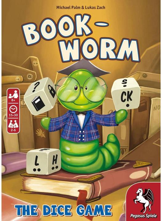 Actual product image Pegasus 18335E - Bookworm - The Dice Game GB (German)