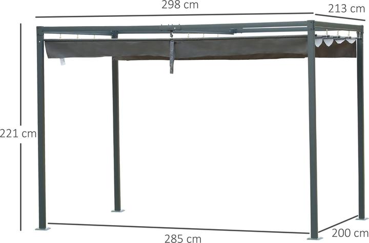 Produktbild Outsunny Pergola (298 cm, 213 cm)