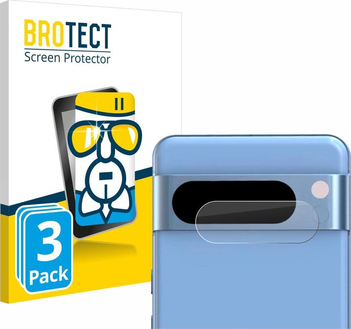 BROTECT AirGlass Panzerglasfolie (3 Stück, Google Pixel 8 Pro)