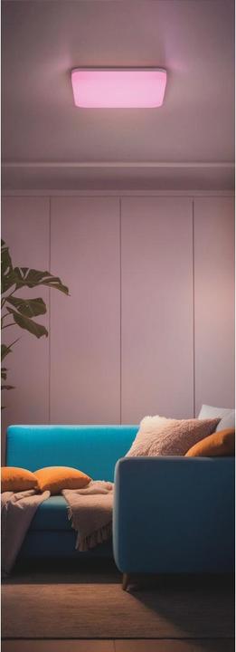 Produktbild Hama Smarte LED-Deckenleuchte, WLAN, Matter, RGBW, Sprach-/Appsteuerung, dimmbar (1900 lm)