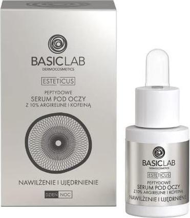 Immagine prodotto BasicLab Esteticus Trattamento Antirughe Occhi Idratazione e Rassodamento 15Ml (Siero, 15 ml, Giorno + Notte)