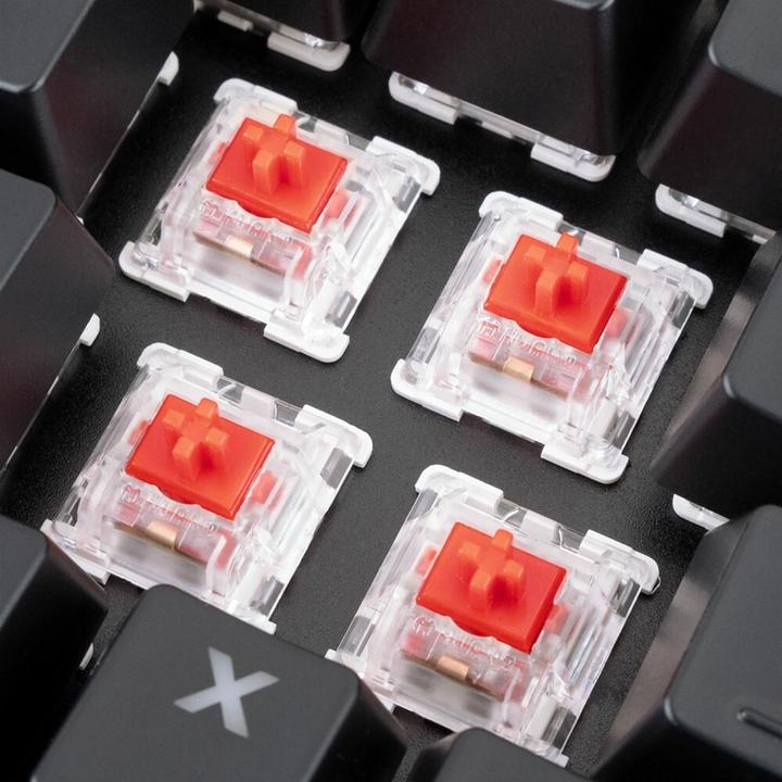 Produktbild Sharkoon SKILLER SGK40 Mech Red Black (DE, Kabelgebunden)