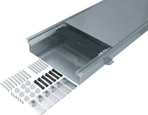 Produktbild Hager TEH BKW400080 Bodenkanal m Wanne 400 80-120 trocken 2,4m (240 cm)