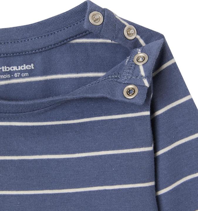 Immagine prodotto Vertbaudet 2er-Pack Baby Shirts BASIC, Print & Streifen (68)