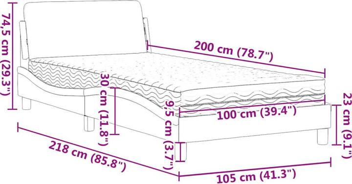 Immagine prodotto VidaXL Khloe (100 x 200 cm)