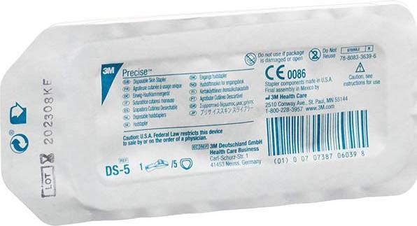 Produktbild 3M PRECISE Hautklammergerät 5 Klammern DS-5