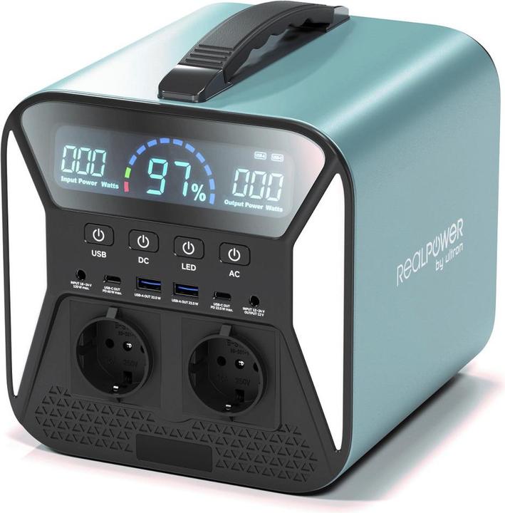 Produktbild RealPower Powerstation PS-300C 300 Watt (276.40 Wh, 4.90 kg)