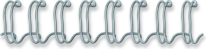 Image du produit Fellowes Peigne métallique 6mm, 34 boucles, argent, 100 pcs.