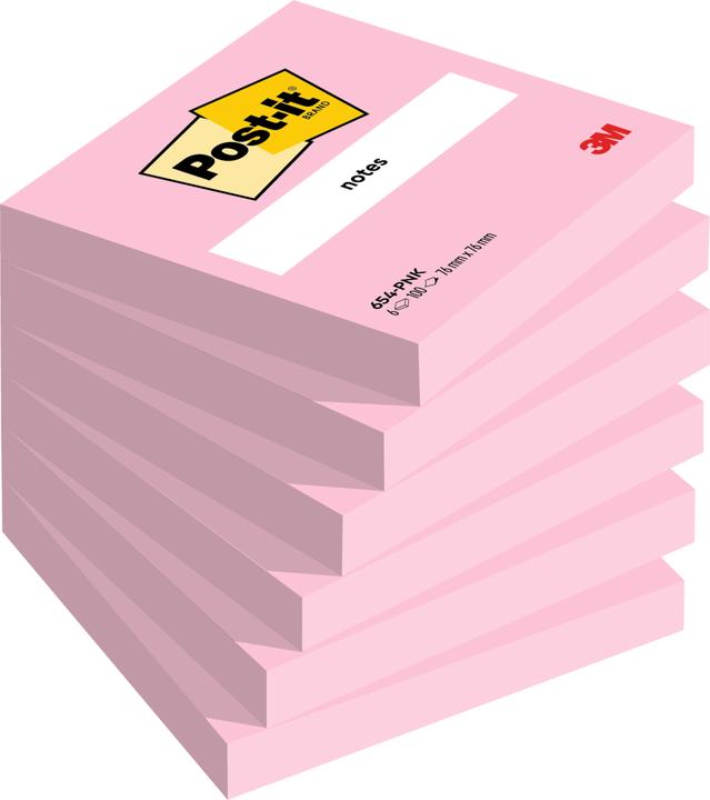 Image du produit Post-it Notes adhésives pastell (76 x 76 mm)