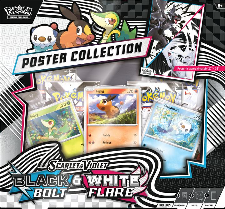 Produktbild Asmodée Scarlet & Violet: Black Bolt & White Flare Poster Collection (Booster Pack)