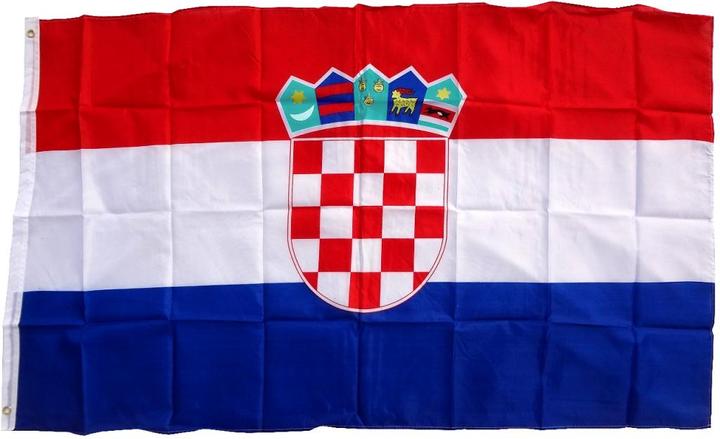 trends4cents XXL Flag Croatia 250 x 150 cm flag with 3 eyelets 100g/m² fabric weight hoist flag