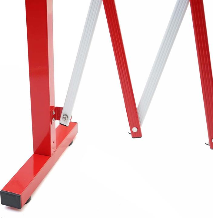 Produktbild Swisshandel24 Absperrgitter, Scherengitter Zaun Schutzgitter ausziehbar, Alu rot-weiss - Höhe 103cm, Breite 28-200 (31 cm)