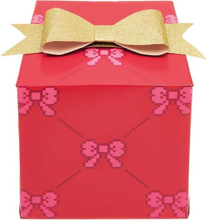 Produktbild Rico Design Geschenkpap.Pixel Schleifen,Rot.400720 (Geschenkpapier)