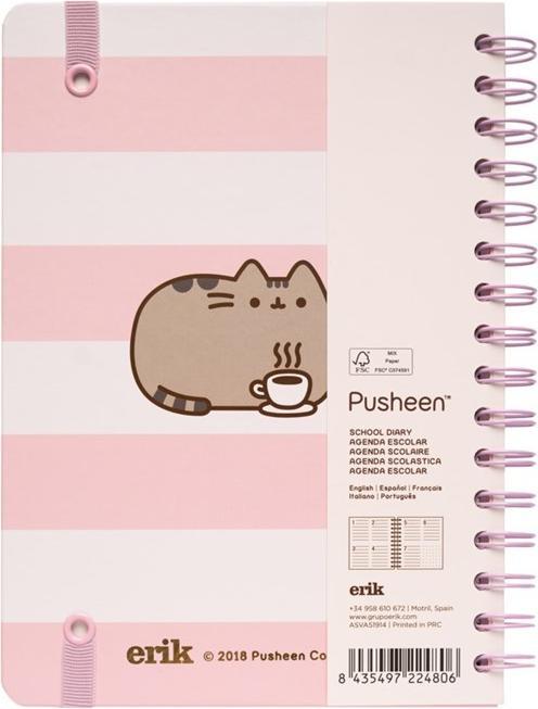 Produktbild Pusheen Erik Schulerkalender (14 x 16 cm)