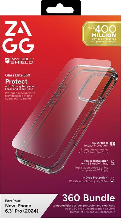 Image du produit Zagg InvisibleShield (1 pièce(s), Apple iPhone 16 Pro)